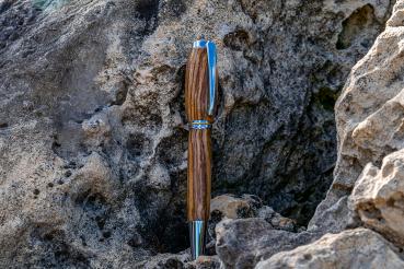 JR-Gentleman Füller Chrom & Gold Zebrano